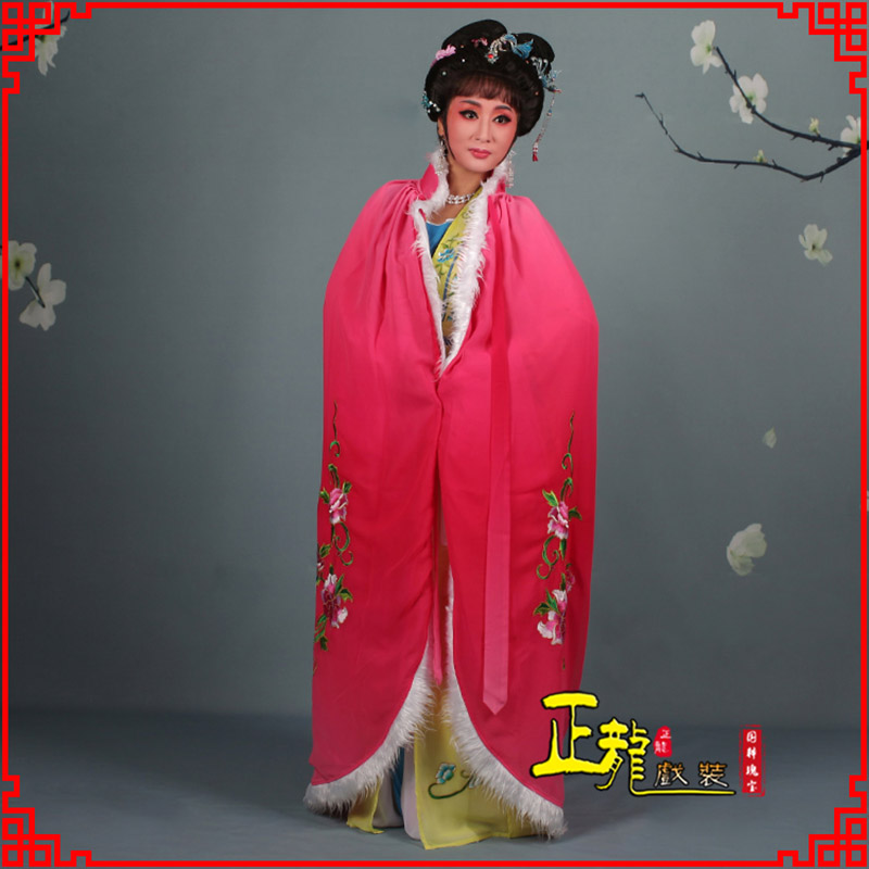 拉萨小花旦绣花斗篷 花旦披风